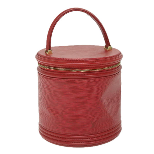 Louis Vuitton Cannes Red Leather Hand Bag