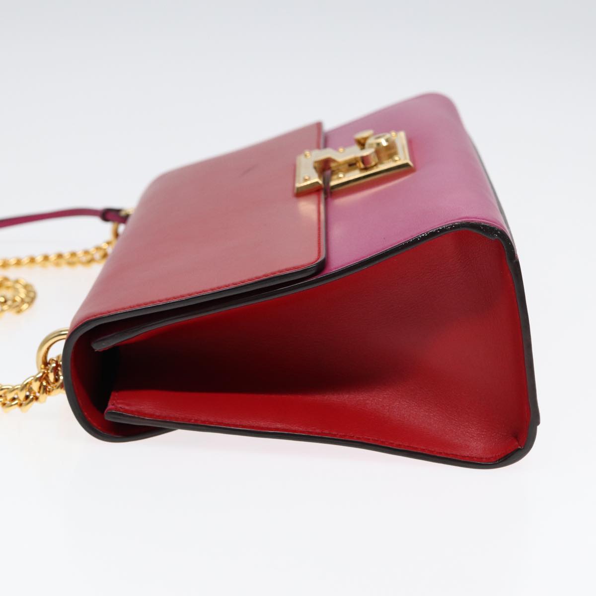 Gucci Padlock Red Leather Shoulder Bag