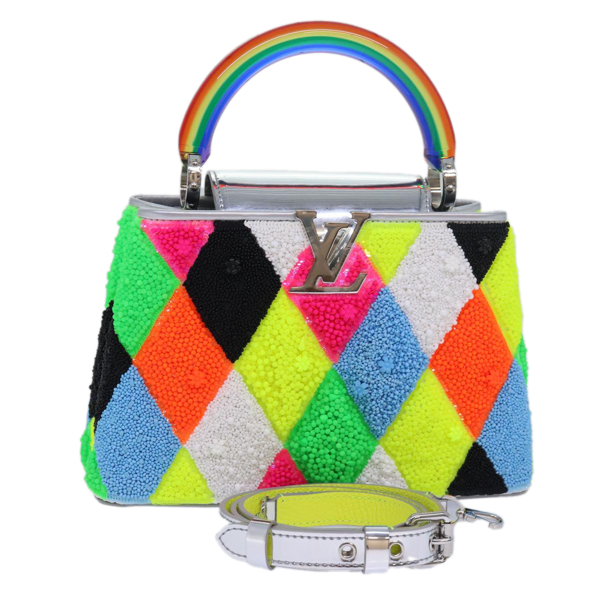 Louis Vuitton Capucines Multicolour Leather Hand Bag