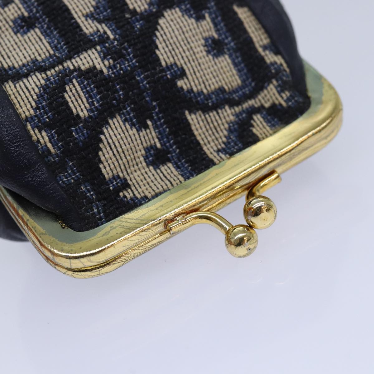 Dior Trotter Navy Canvas Wallet Accessories