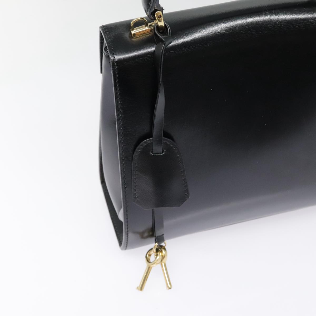 Gucci Lady Lock Black Leather Hand Bag