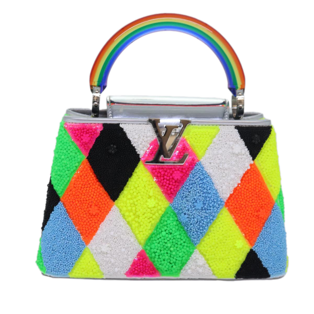 Louis Vuitton Capucines Multicolour Leather Hand Bag