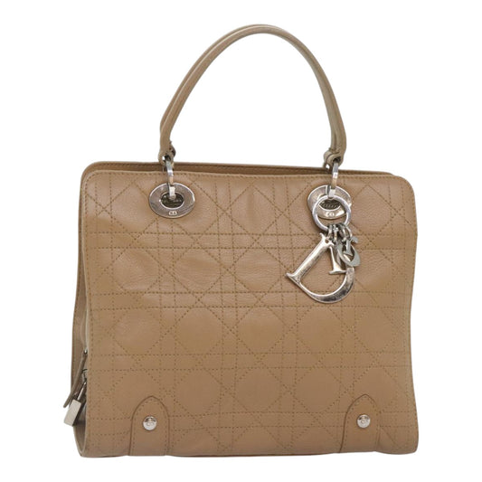 Dior D-joy Beige Leather Hand Bag