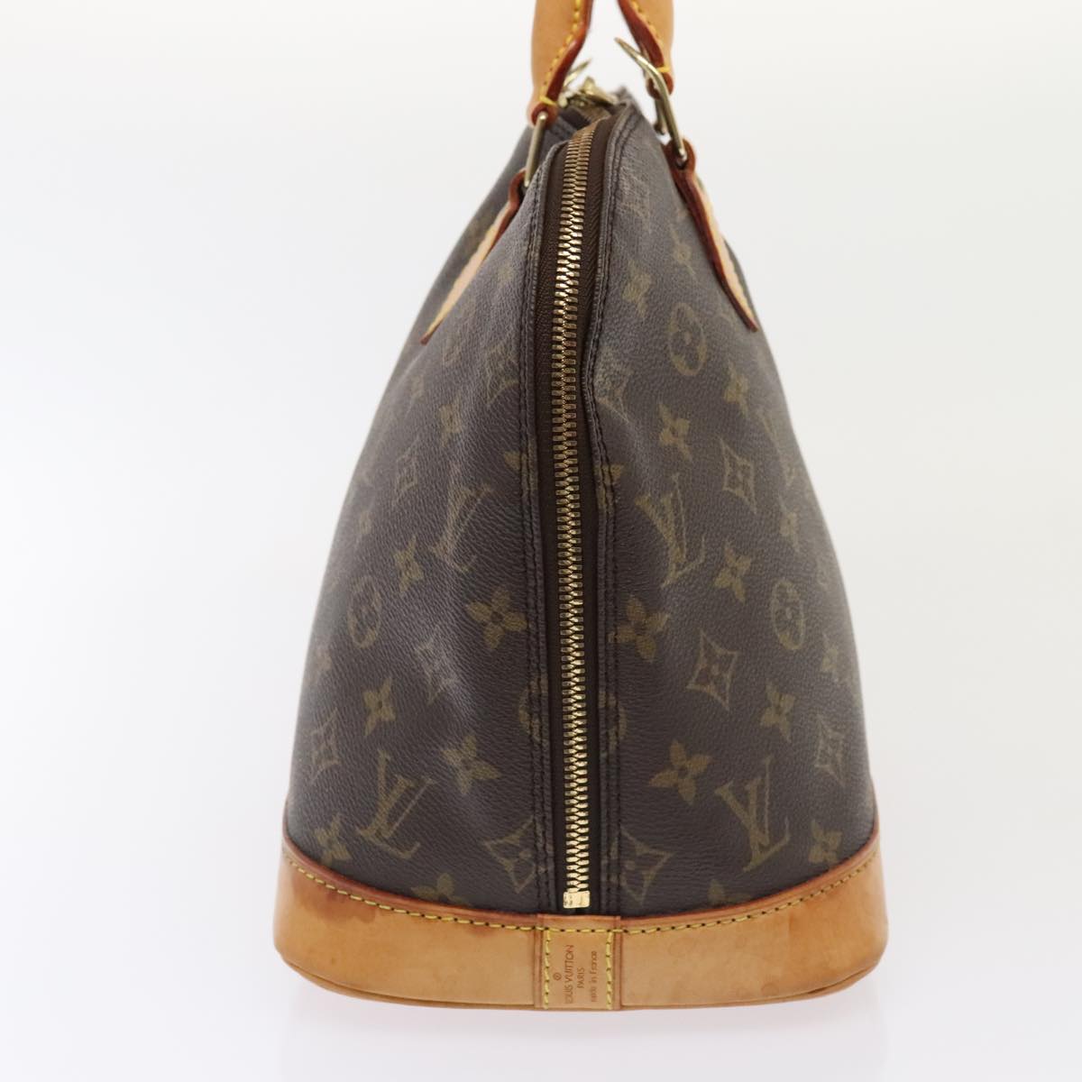 Louis Vuitton Alma Brown Canvas Hand Bag