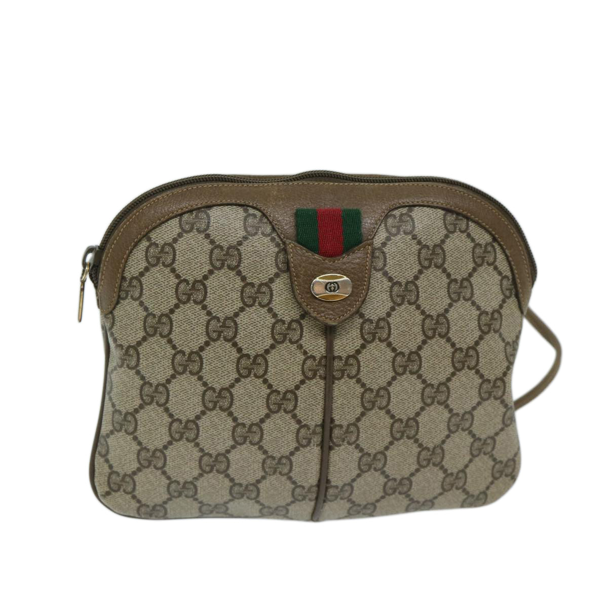 Gucci GG canvas Beige Canvas Shoulder Bag