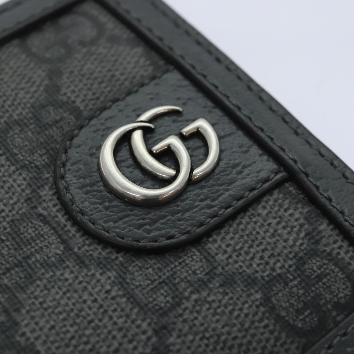 Gucci Ophidia Grey Canvas Wallet Accessories