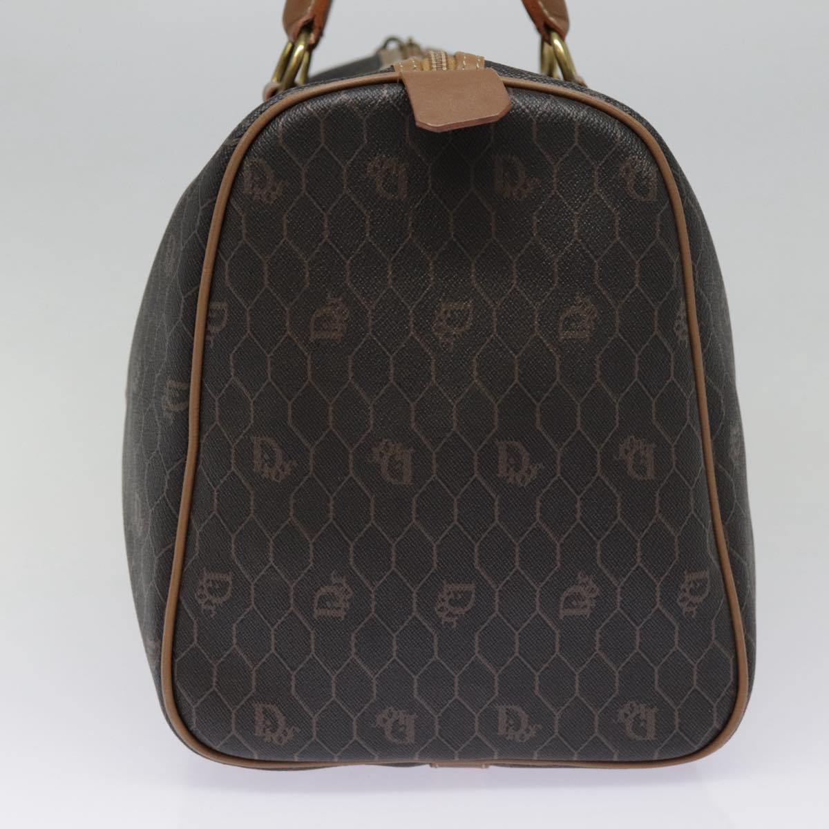 Dior Honeycomb Black Canvas Travel Bag