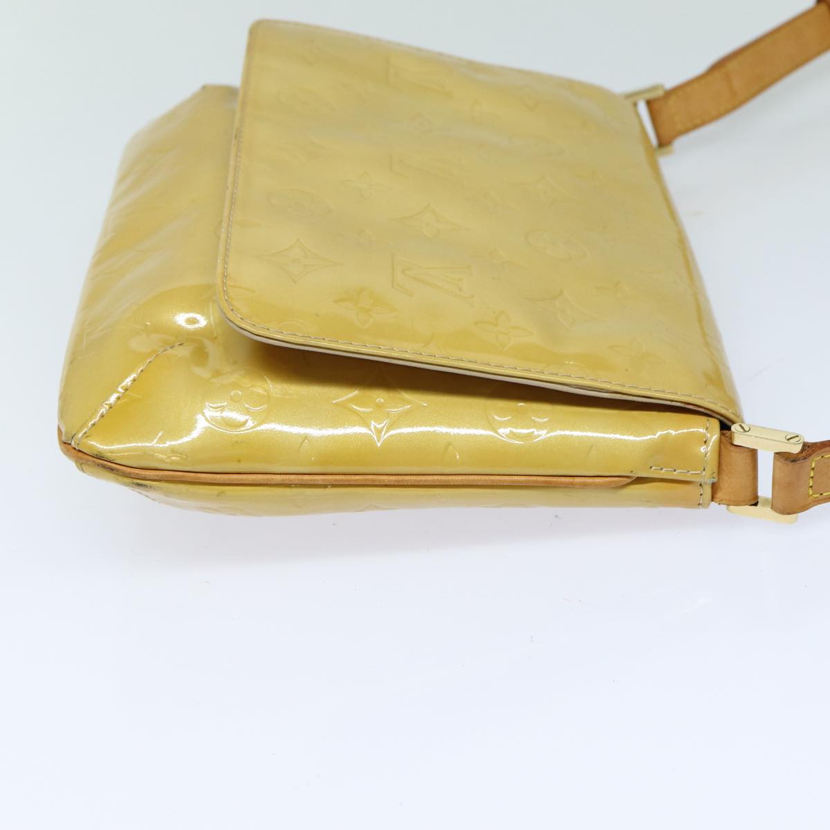 Louis Vuitton Thompson Yellow Patent Leather Shoulder Bag