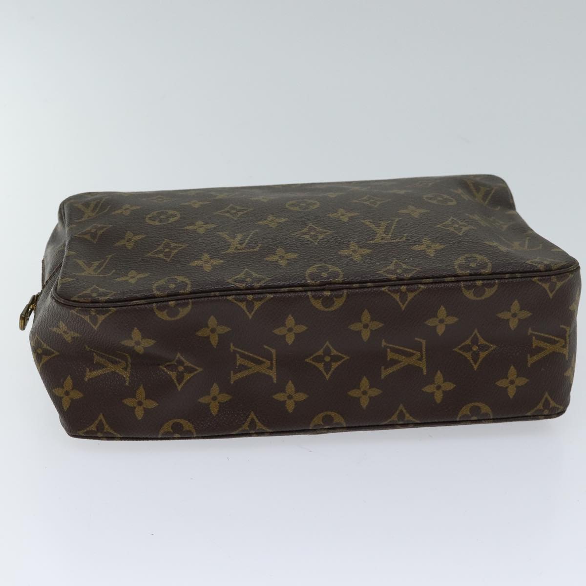 Louis Vuitton Trousse Toilette 28 Brown Canvas Clutch Bag