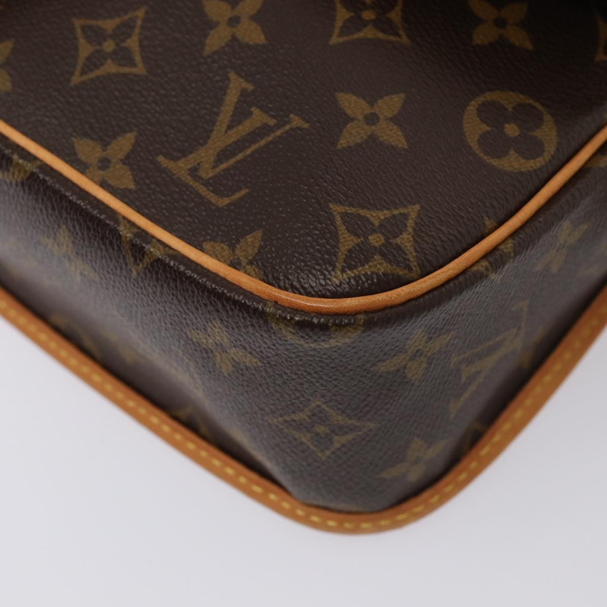 Louis Vuitton Sologne Brown Canvas Shoulder Bag