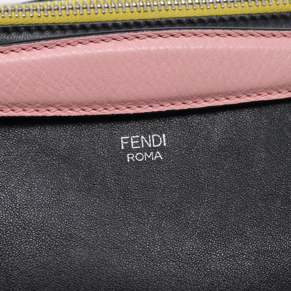 Fendi By The Way Black Leather Hand Bag