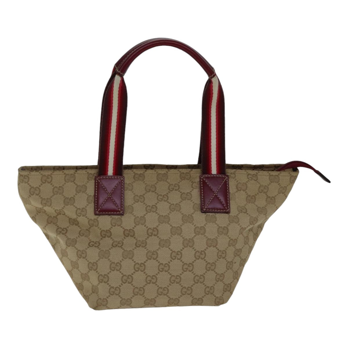 Gucci Sherry Beige Canvas Shoulder Bag