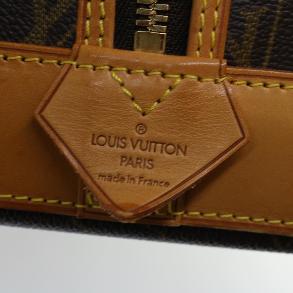 Louis Vuitton Alma Brown Canvas Travel Bag