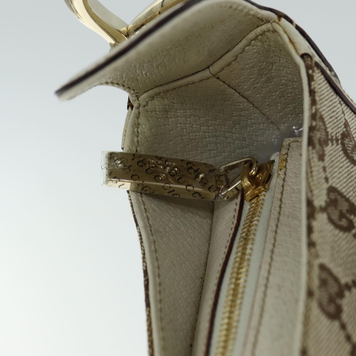 Gucci GG canvas Beige Canvas Shoulder Bag