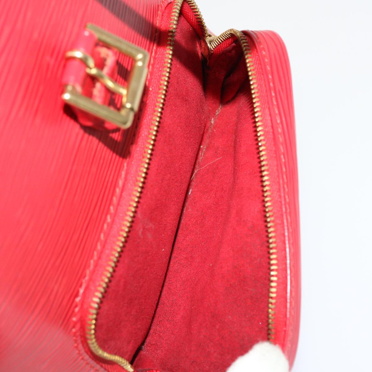 Louis Vuitton Montsouris Red Leather Backpack Bag