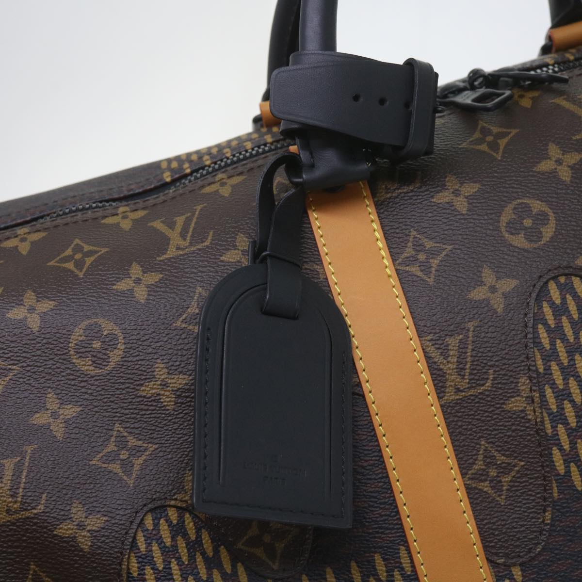 Louis Vuitton Keepall Bandouliere 50 Brown Canvas Travel Bag