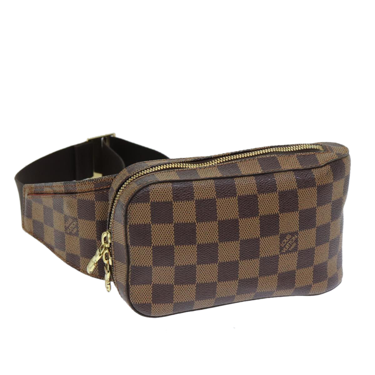 Louis Vuitton Geronimos Brown Canvas Clutch Bag