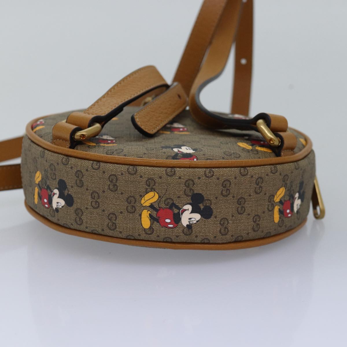 Gucci Disney X Gucci Beige Canvas Backpack Bag