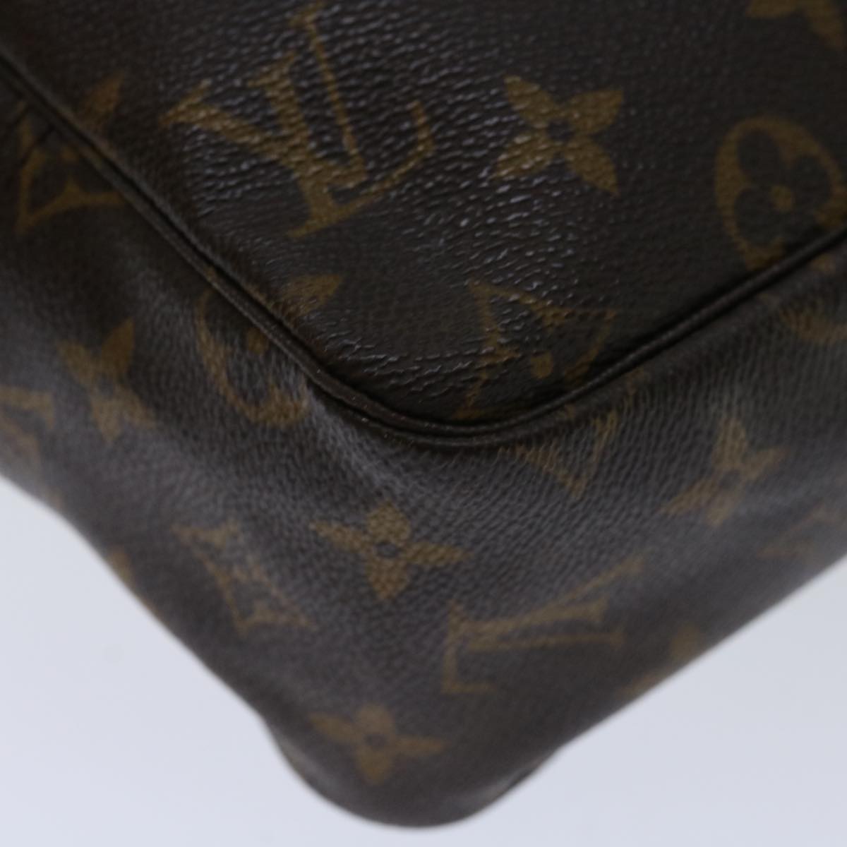 Louis Vuitton Trousse Toilette 28 Brown Canvas Clutch Bag