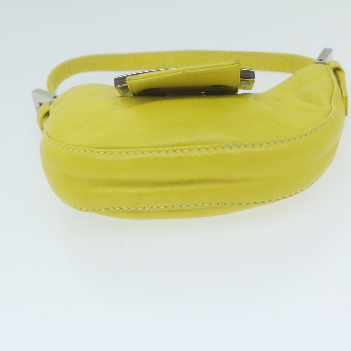 Fendi Green Leather Hand Bag