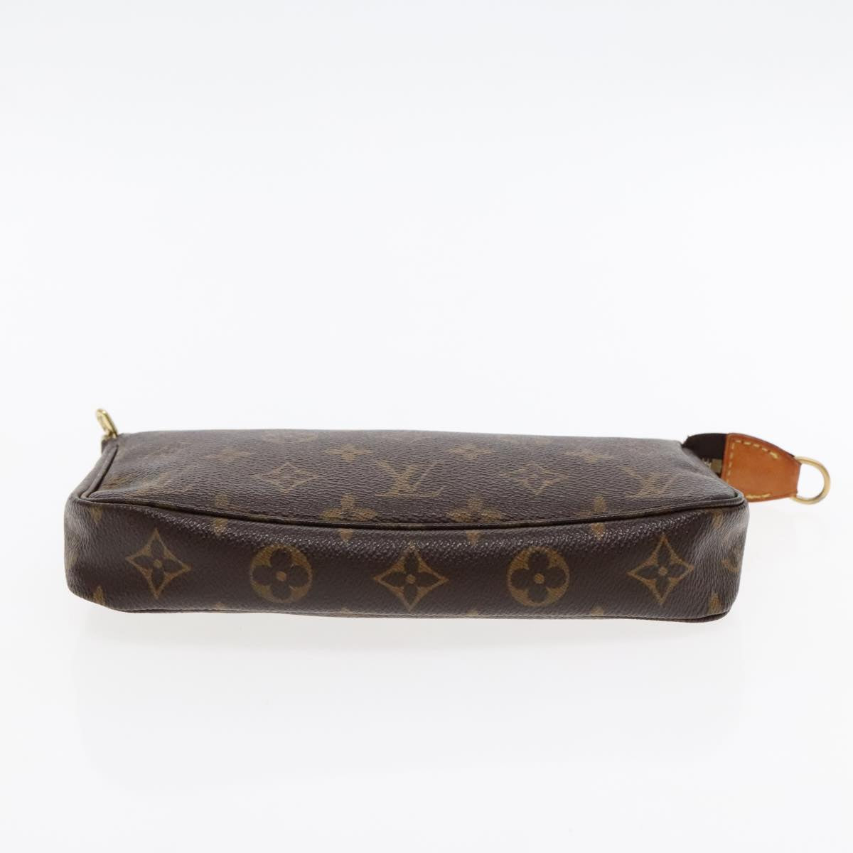 Louis Vuitton Pochette Accessoire Brown Canvas Clutch Bag