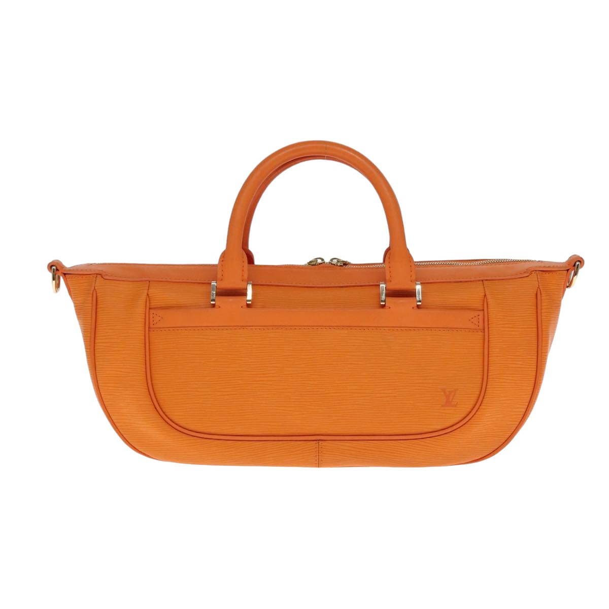 Louis Vuitton Danura Orange Leather Hand Bag