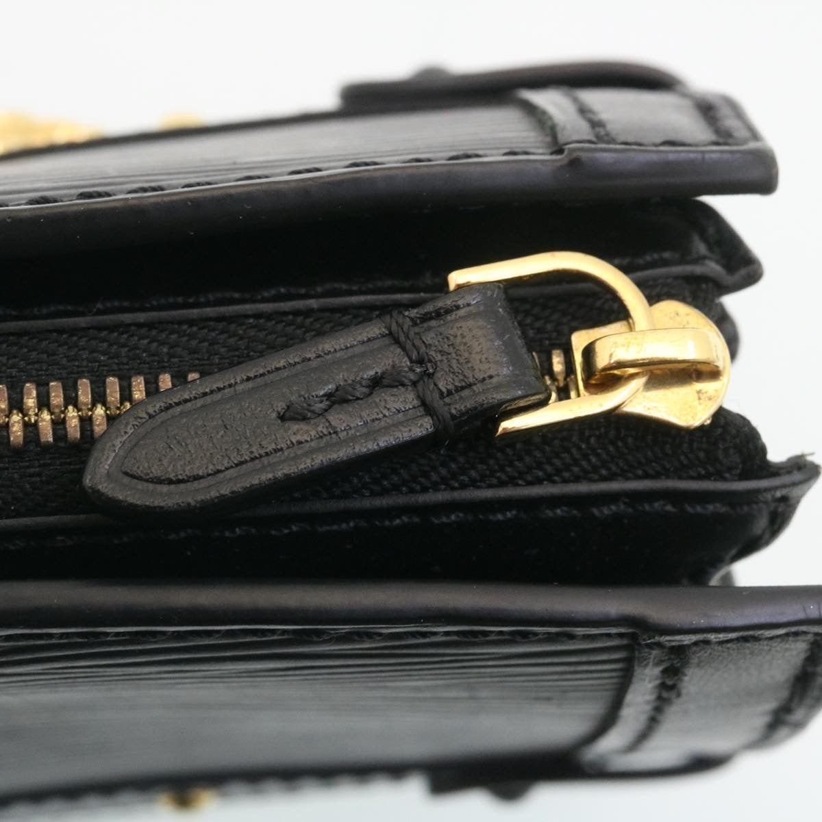 Louis Vuitton Trunk Black Leather Shoulder Bag