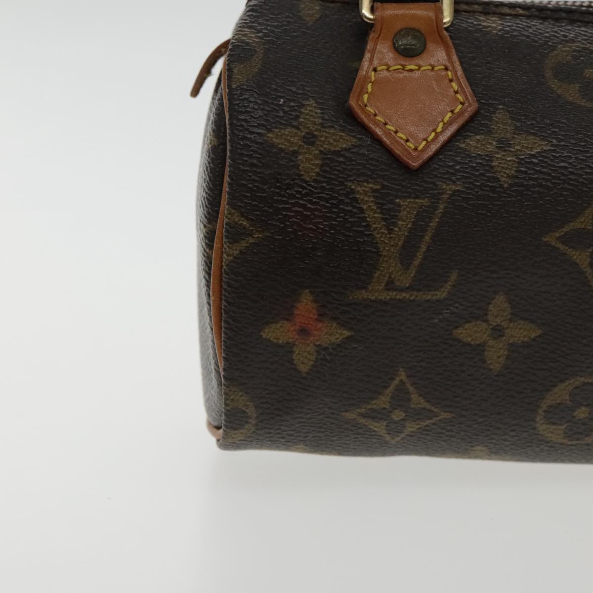 Louis Vuitton Mini speedy Brown Canvas Hand Bag