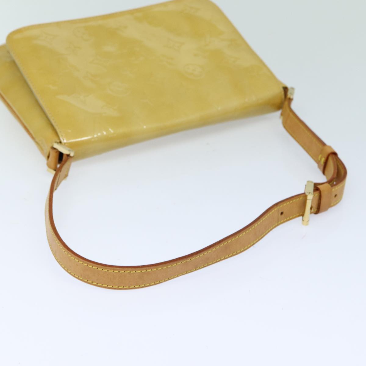 Louis Vuitton Thompson Yellow Patent Leather Shoulder Bag