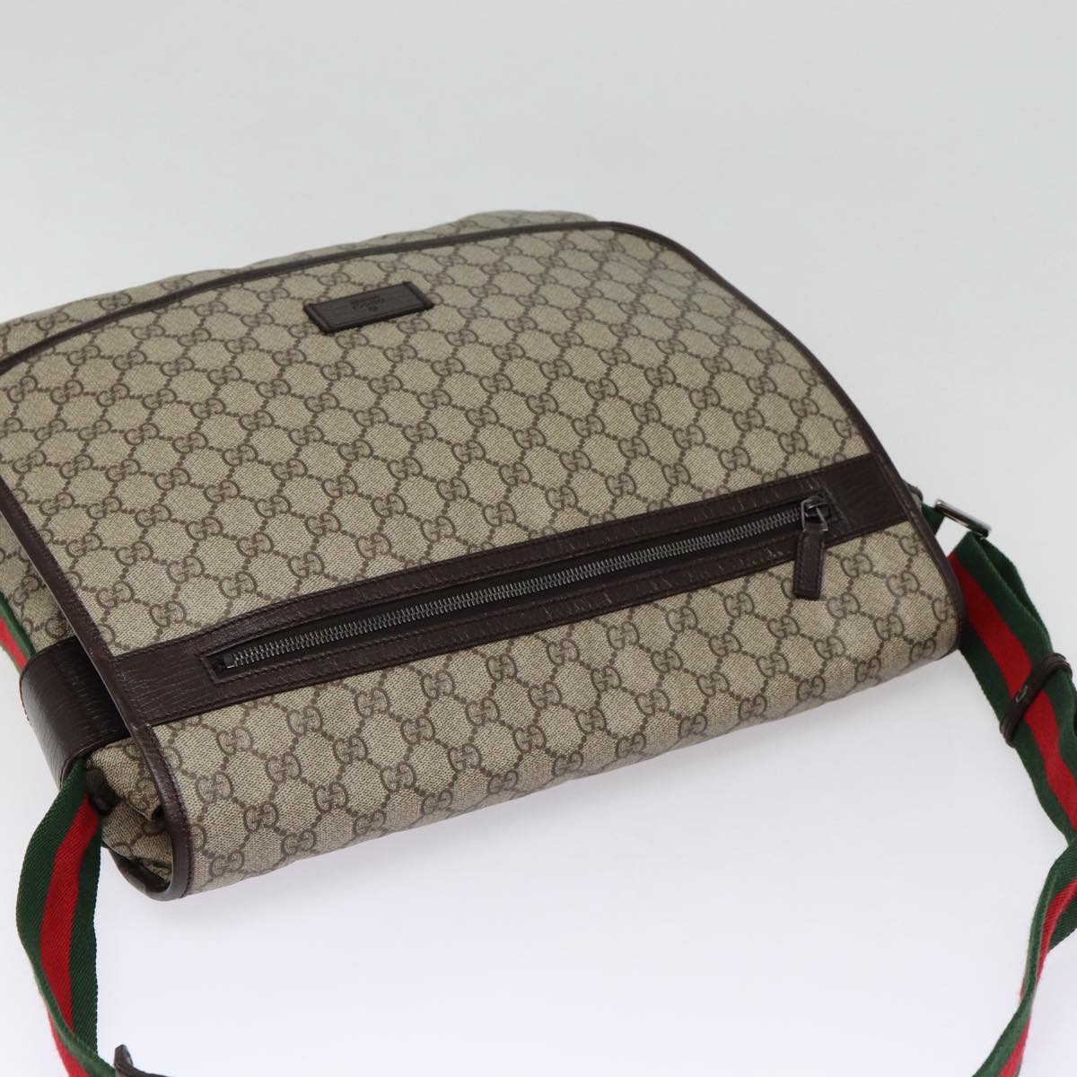 Gucci Messenger Beige Canvas Shoulder Bag