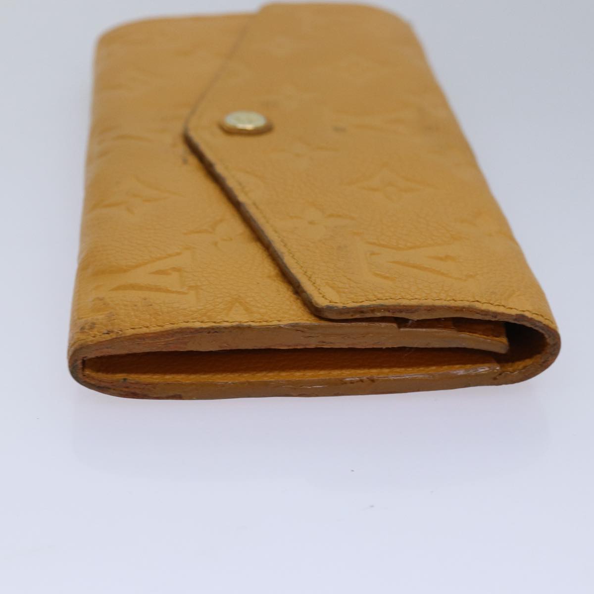 Louis Vuitton Portefeuille Yellow Leather Wallet Accessories