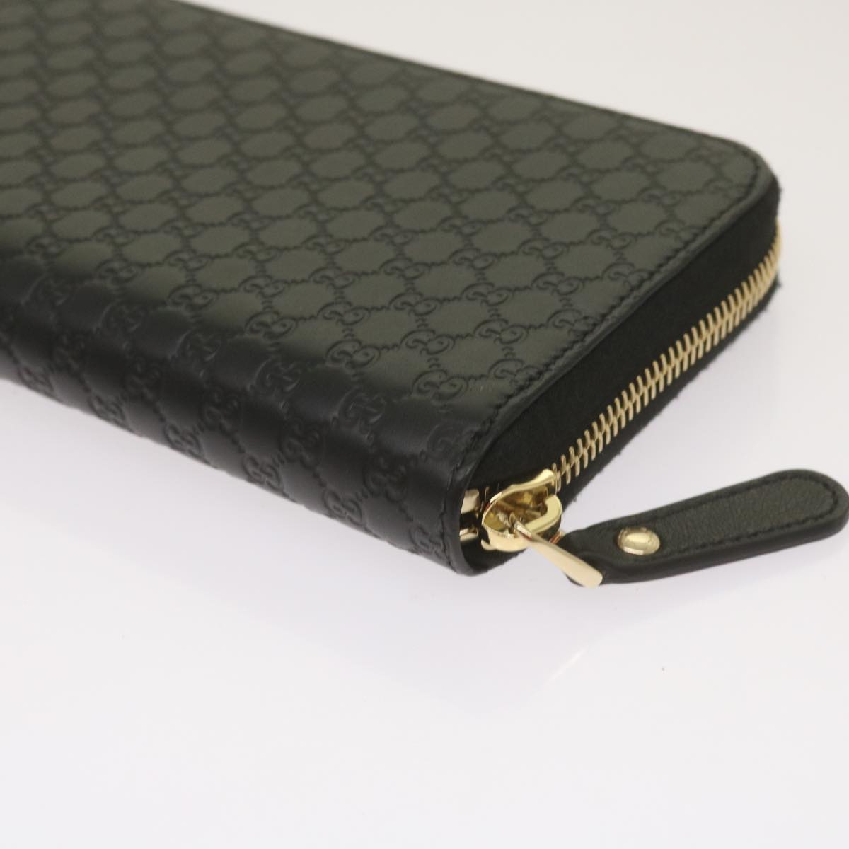 Gucci Guccissima Black Leather Wallet Accessories