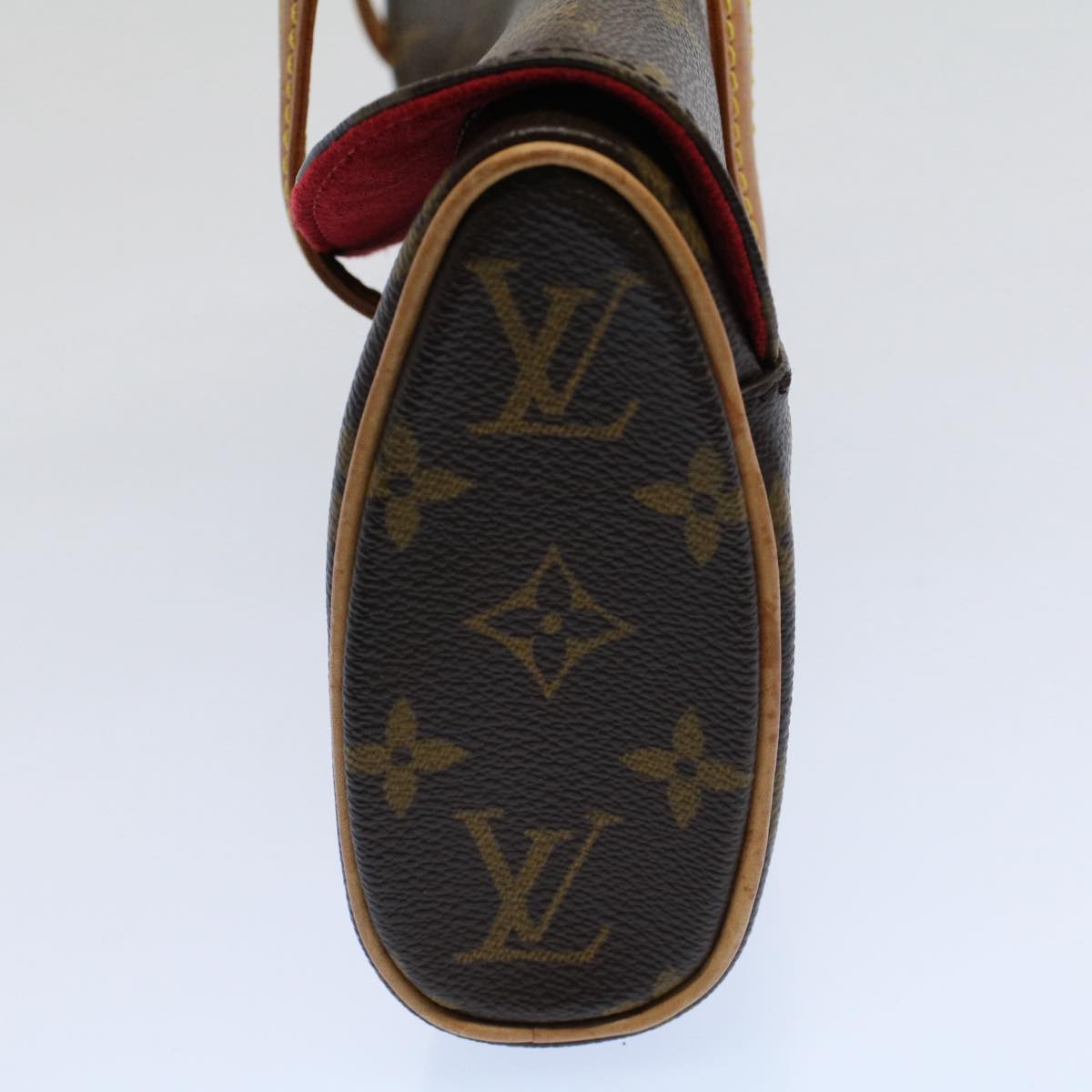 Louis Vuitton Sonatine Brown Canvas Hand Bag