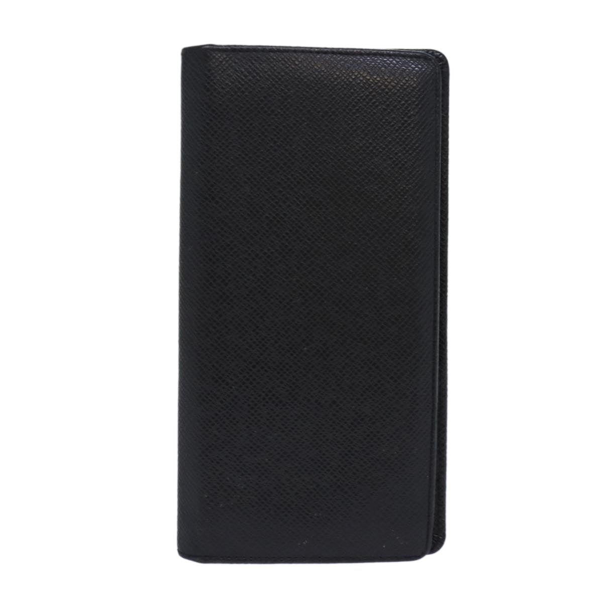 Louis Vuitton Portefeuille Brazza Black Leather Wallet Accessories