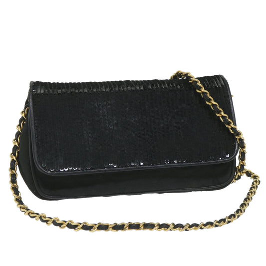 Chanel Black Synthetic Shoulder Bag