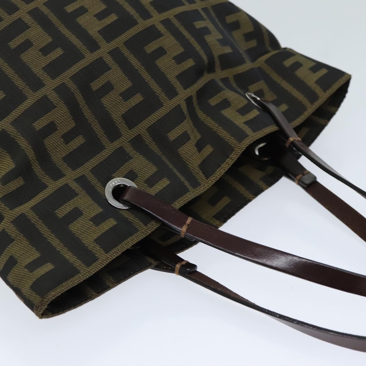 Fendi Zucca Multicolour Canvas Hand Bag