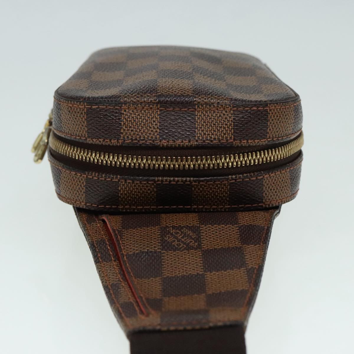 Louis Vuitton Geronimos Brown Canvas Shoulder Bag