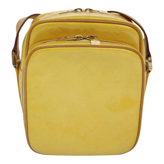 Louis Vuitton Wooster Yellow Patent Leather Shoulder Bag