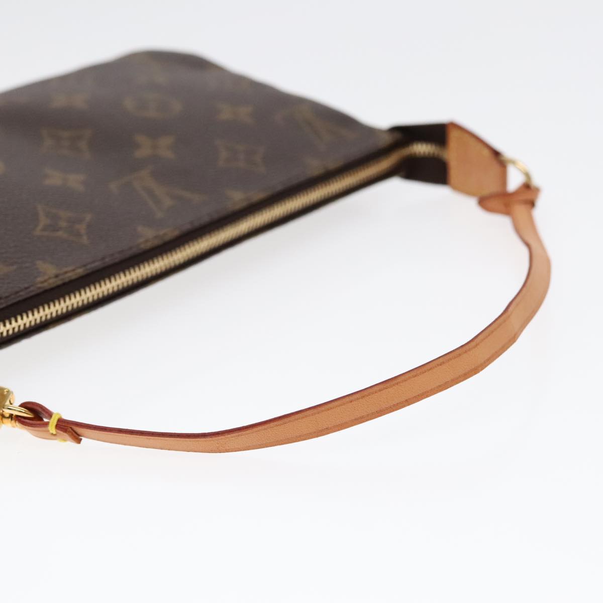 Louis Vuitton Pochette Accessoire Brown Canvas Clutch Bag