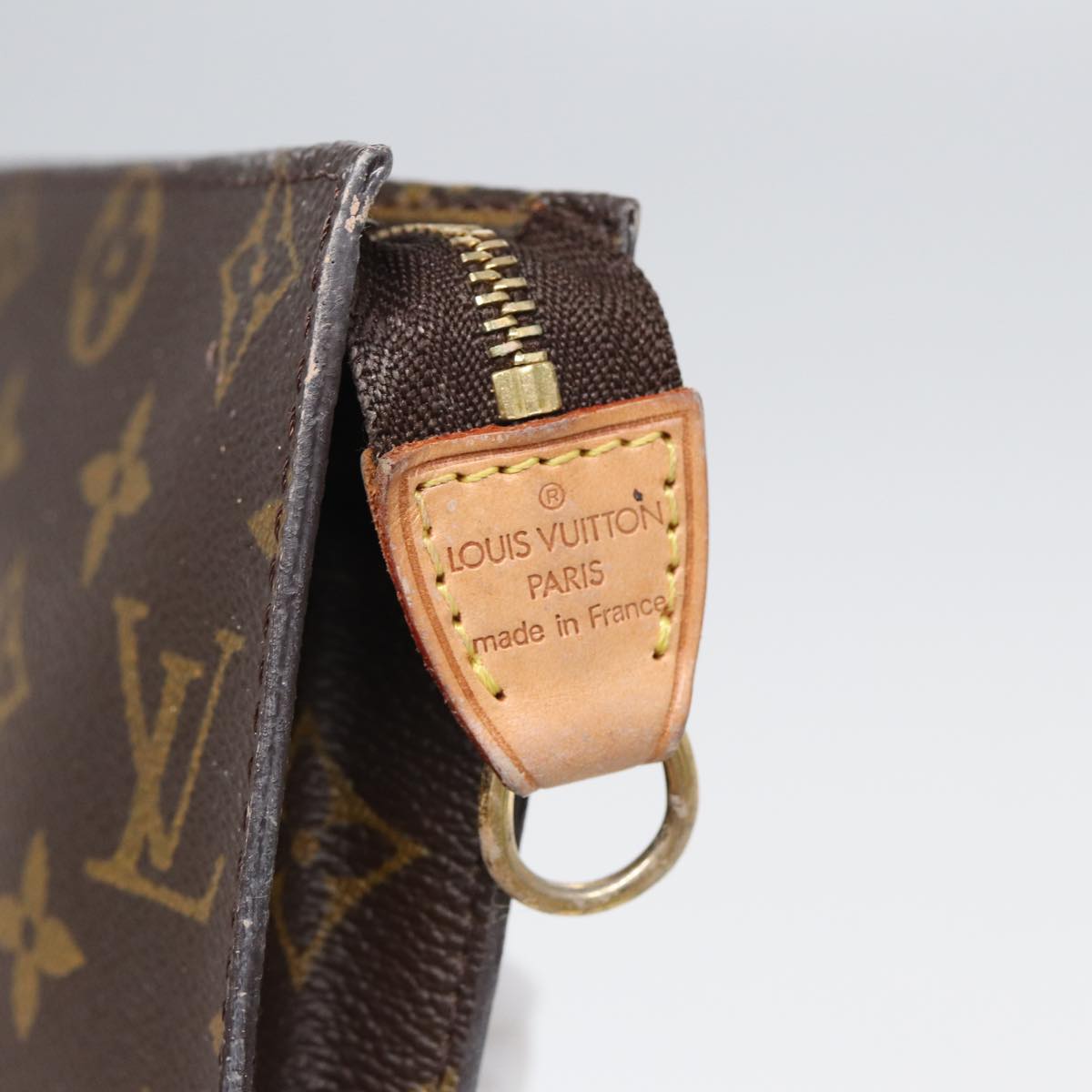 Louis Vuitton Pochette Brown Canvas Clutch Bag