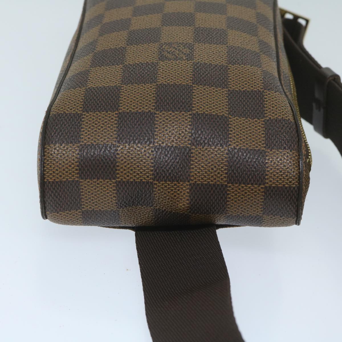 Louis Vuitton Geronimos Brown Canvas Shoulder Bag