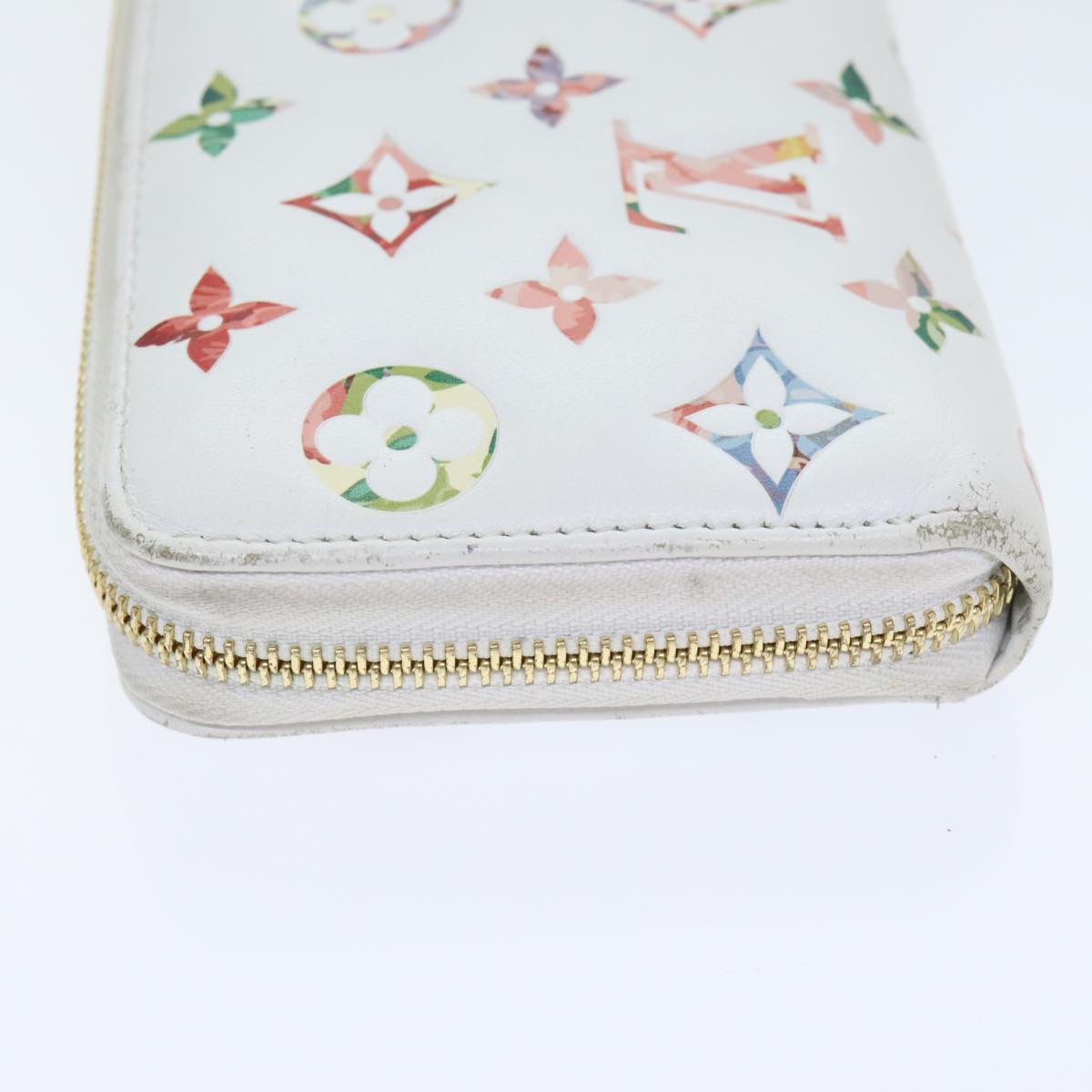 Louis Vuitton Zippy wallet White Leather Wallet Accessories