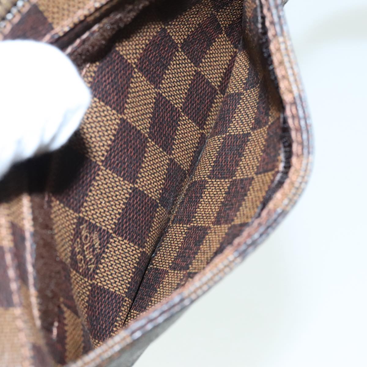 Louis Vuitton Geronimos Brown Canvas Shoulder Bag