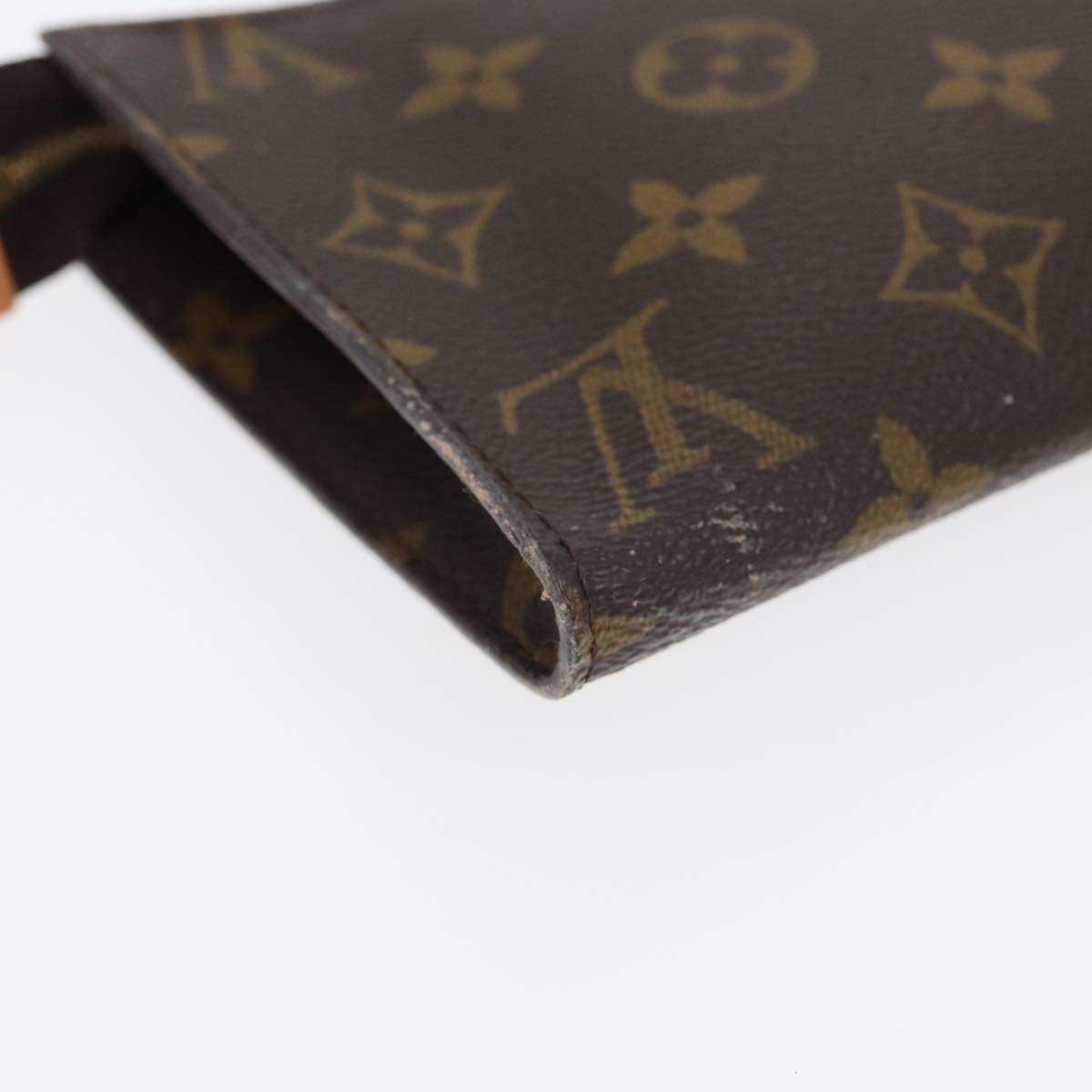 Louis Vuitton Pochette Brown Canvas Clutch Bag