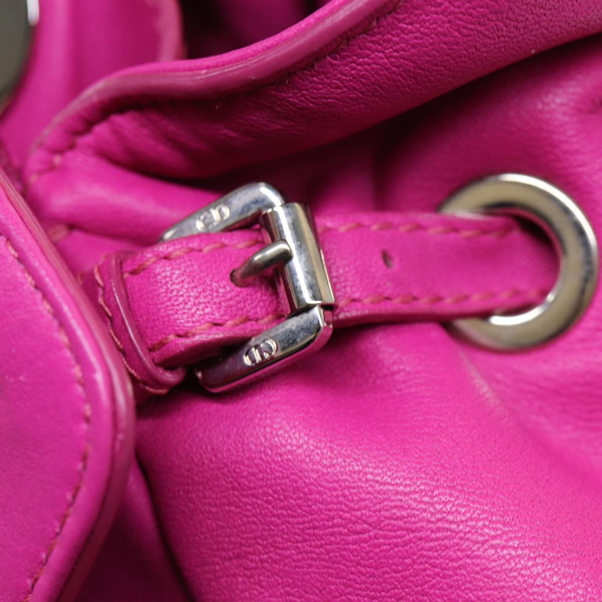 Dior Le Trente Pink Leather Hand Bag