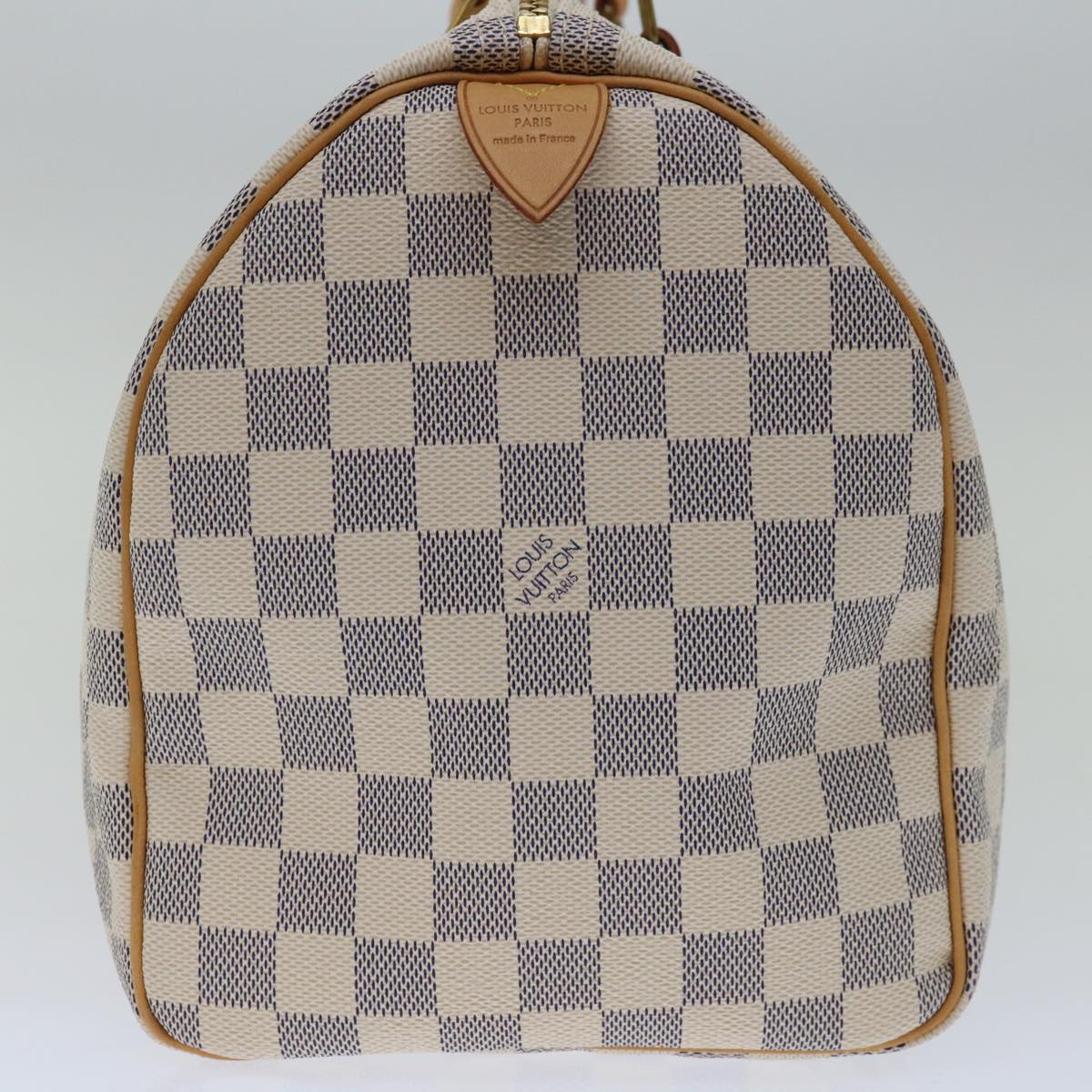 Louis Vuitton Speedy 30 White Canvas Hand Bag