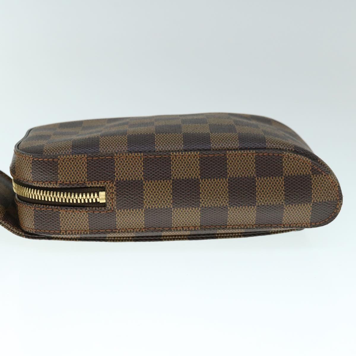 Louis Vuitton Geronimos Brown Canvas Shoulder Bag