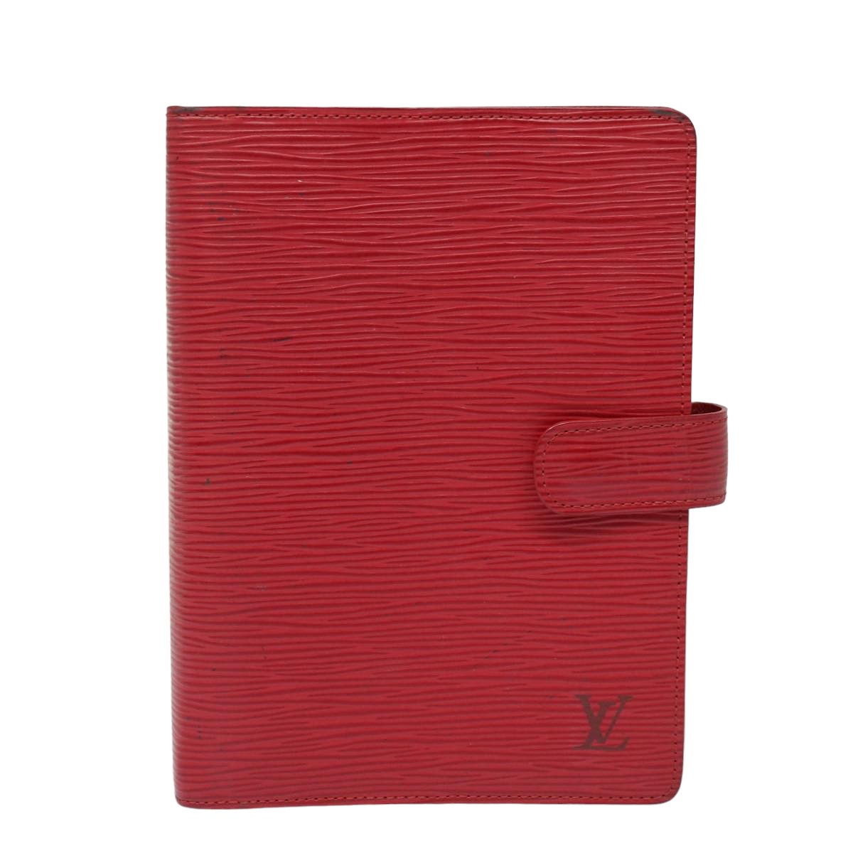 Louis Vuitton Agenda MM Red Leather Wallet Accessories