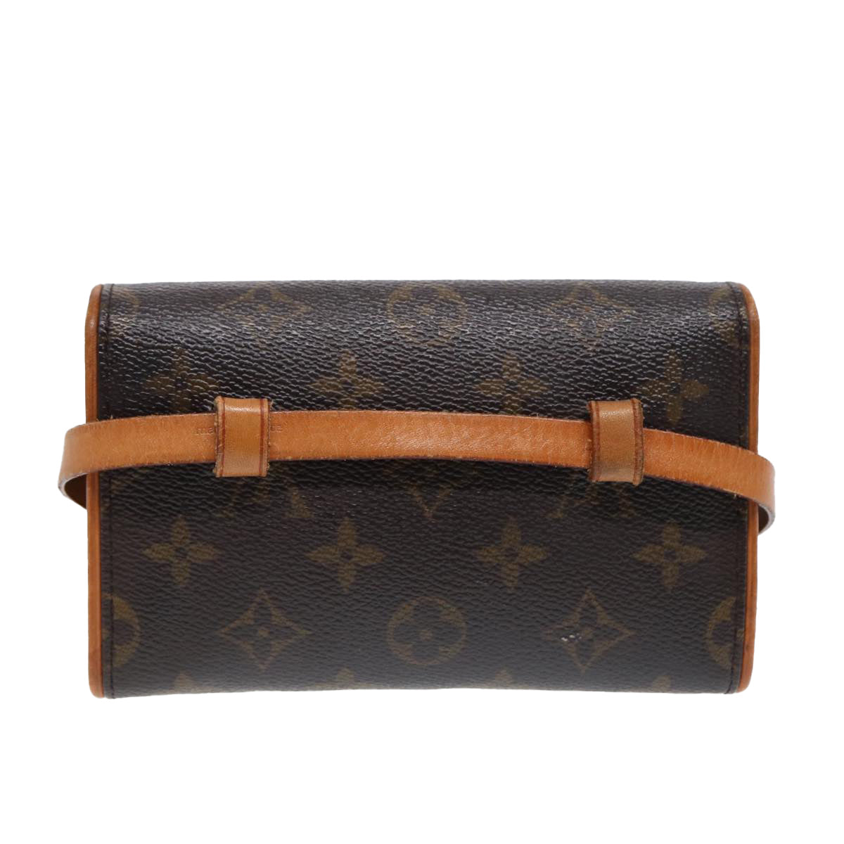 Louis Vuitton Florentine Brown Canvas Clutch Bag