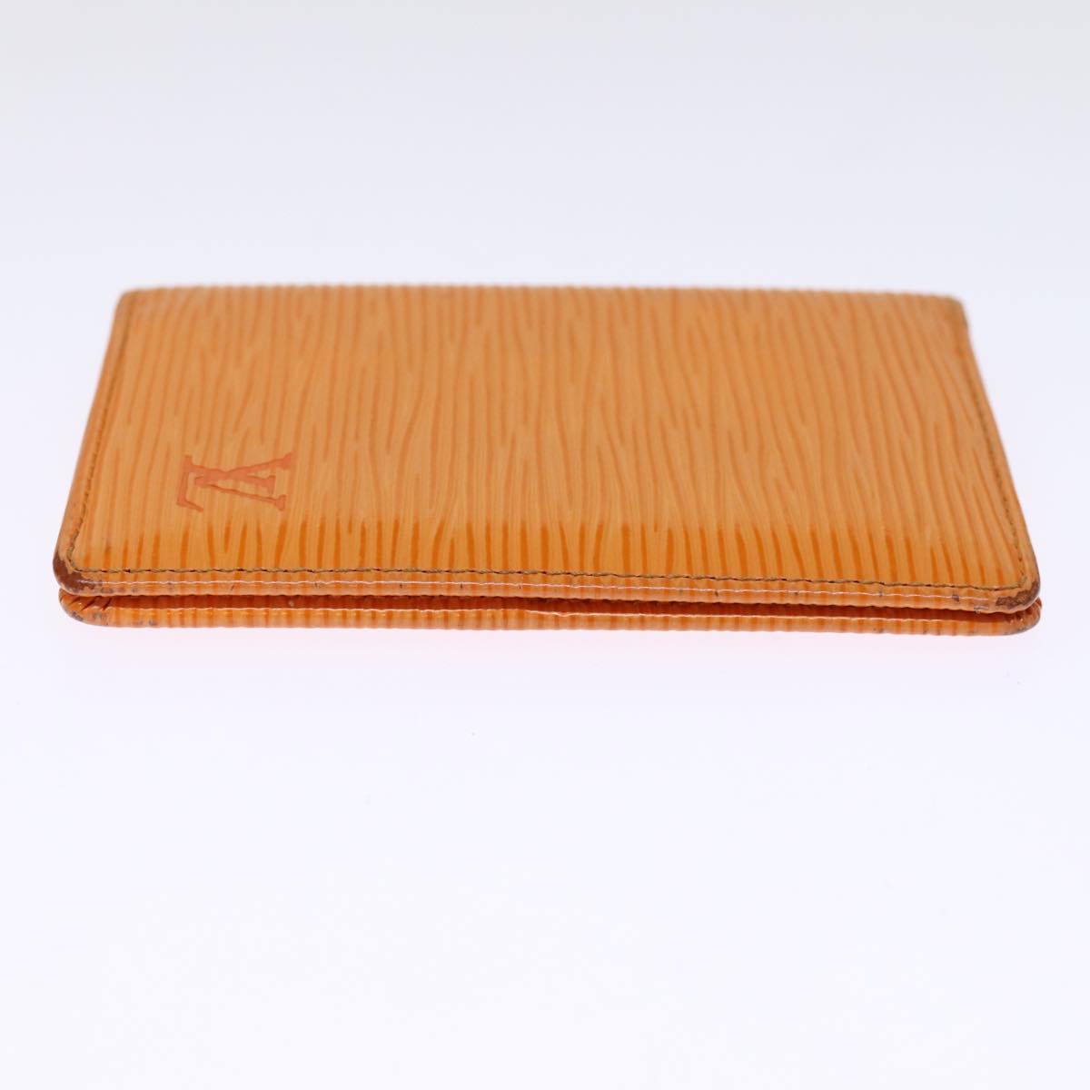 Louis Vuitton Organizer de poche Orange Leather Wallet Accessories